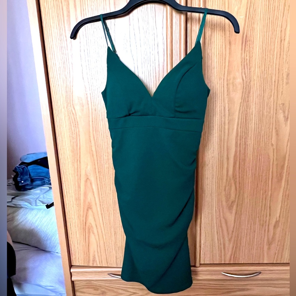 EUC Dress Emerald Sundae/Macy’s Size Small, Dark Green